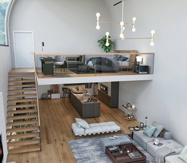 cải tạo phần sàn lửng nhà phố