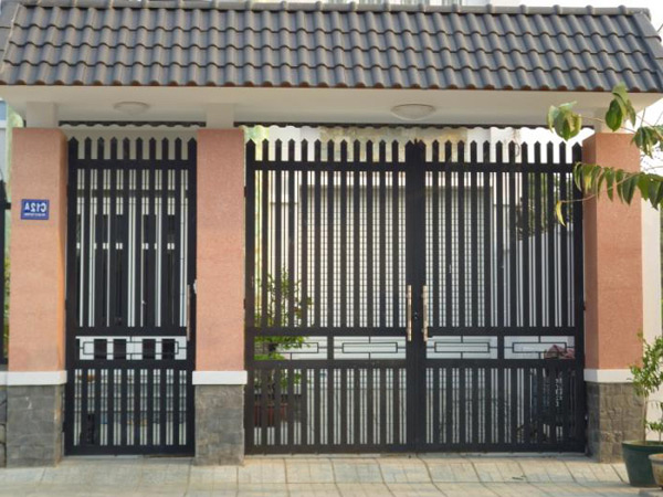 mẫu cổng sắt đẹp hiện đại