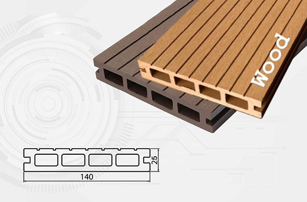 kích thước tấm gỗ nhựa ngoài trời